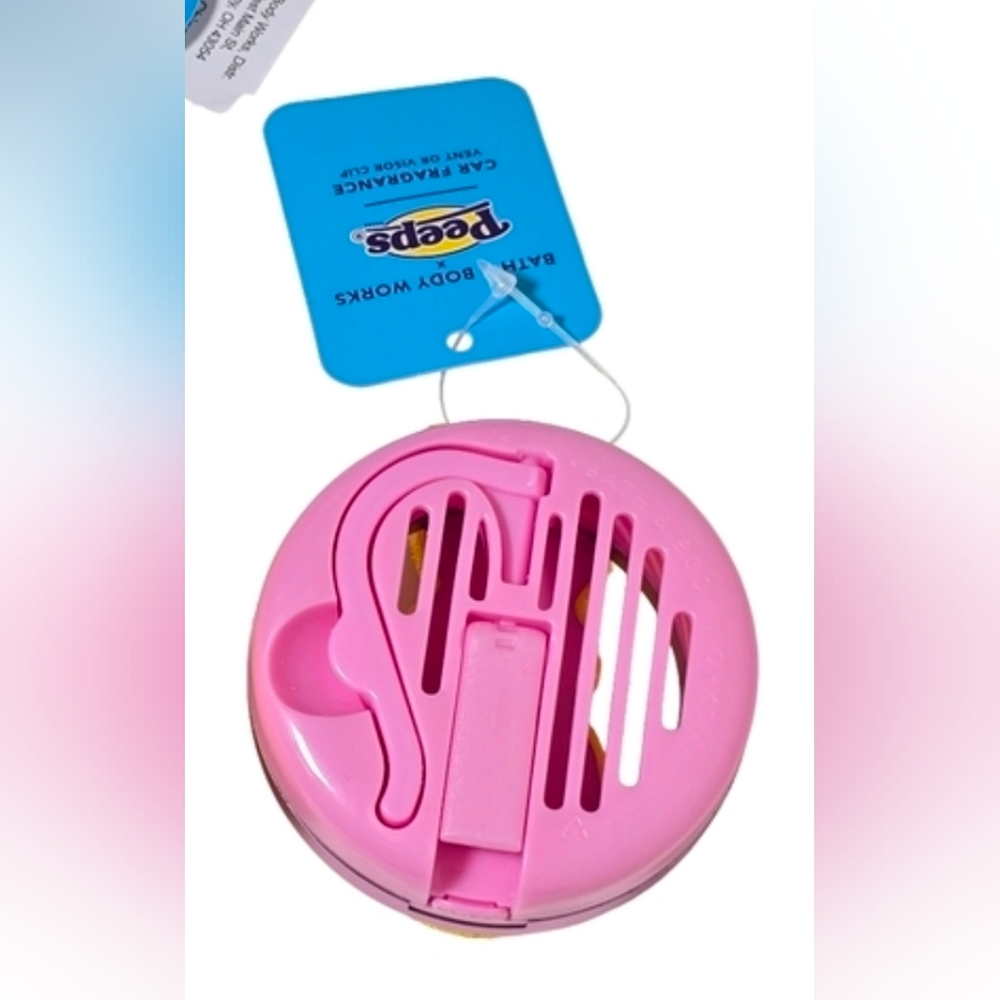 Bath & Body Works Peeps Bunny Car Vent Visor Clip Fragrance Holder NWT - Picture 2 of 4
